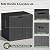 NEWBULIG 31 Gallon Outdoor Storage Box, Waterproof Deck Box with Lockable Lid, Patio Furniture Bench & Side Table, Easy Assembly, for Garden, Pool, Patio & Backyard Organization, Black