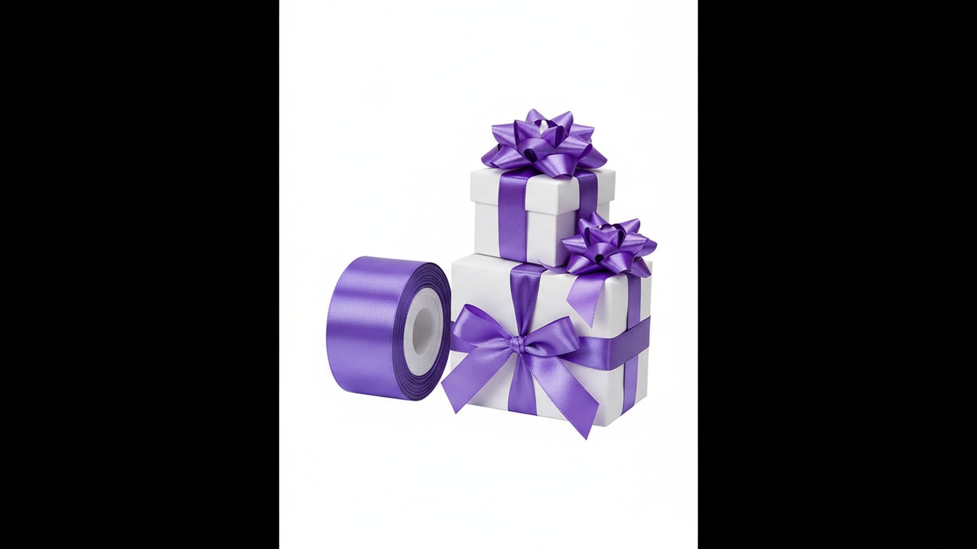 Finesse Satin Ribbon Decoration, Gift Wrapping, Multi-Purpose Use (Lavender, Size : 2 Inch, Packing : 22 Mtrs) 2
