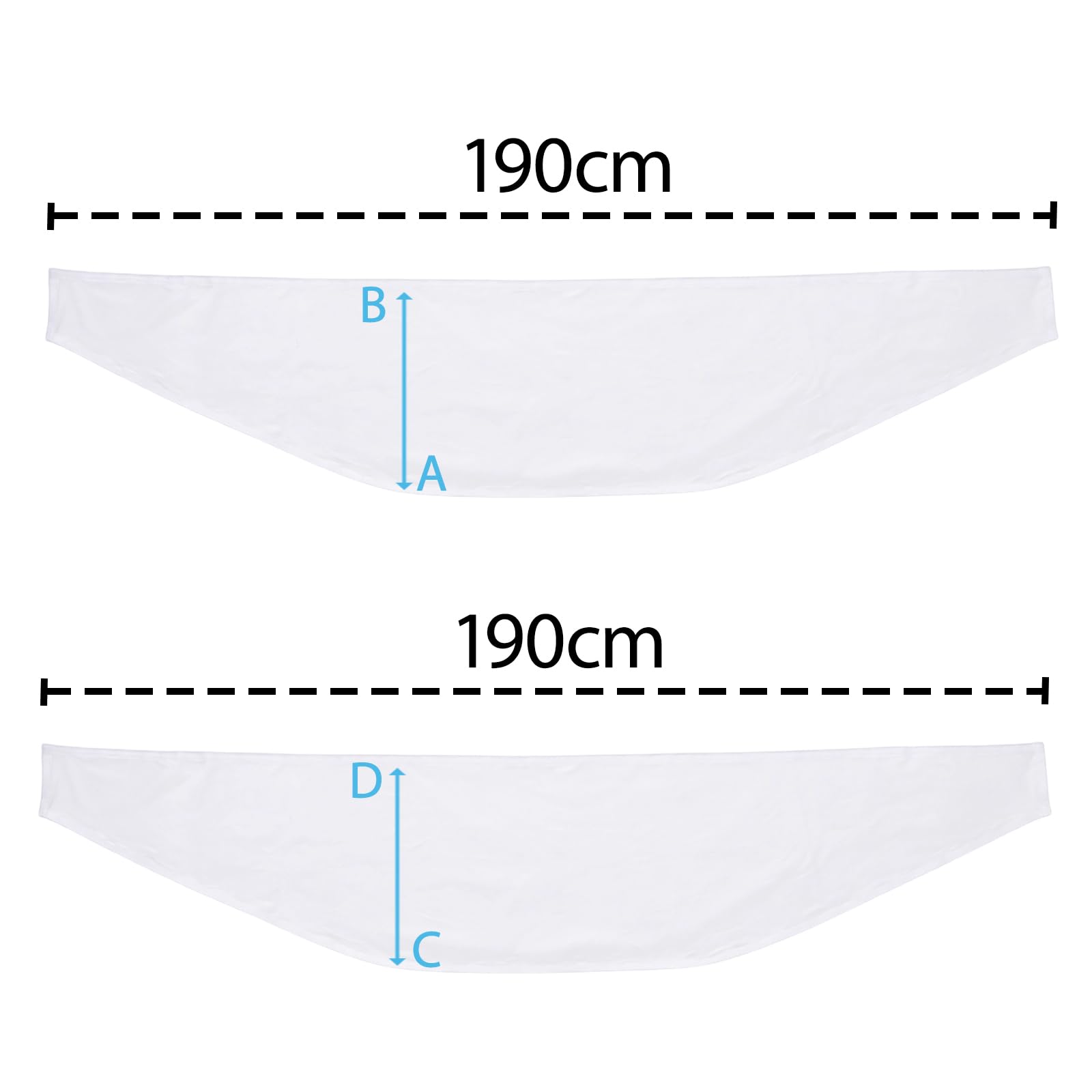 Fensterabdichtung Klimaanlage für Dachfenster & Kippfenster, 460 cm AC Fensterabdichtung mit Reißverschluss für Mobile Klimageräte, Universal Airlock Fenster Kit (190cm)