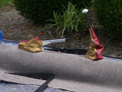 RedlineGoods ebrake Boot Compatible with Volkswagen Beetle 1955-77. Tailor Made - not Universal. Genuine top-Grade Italian Black Leather with Blue Thread