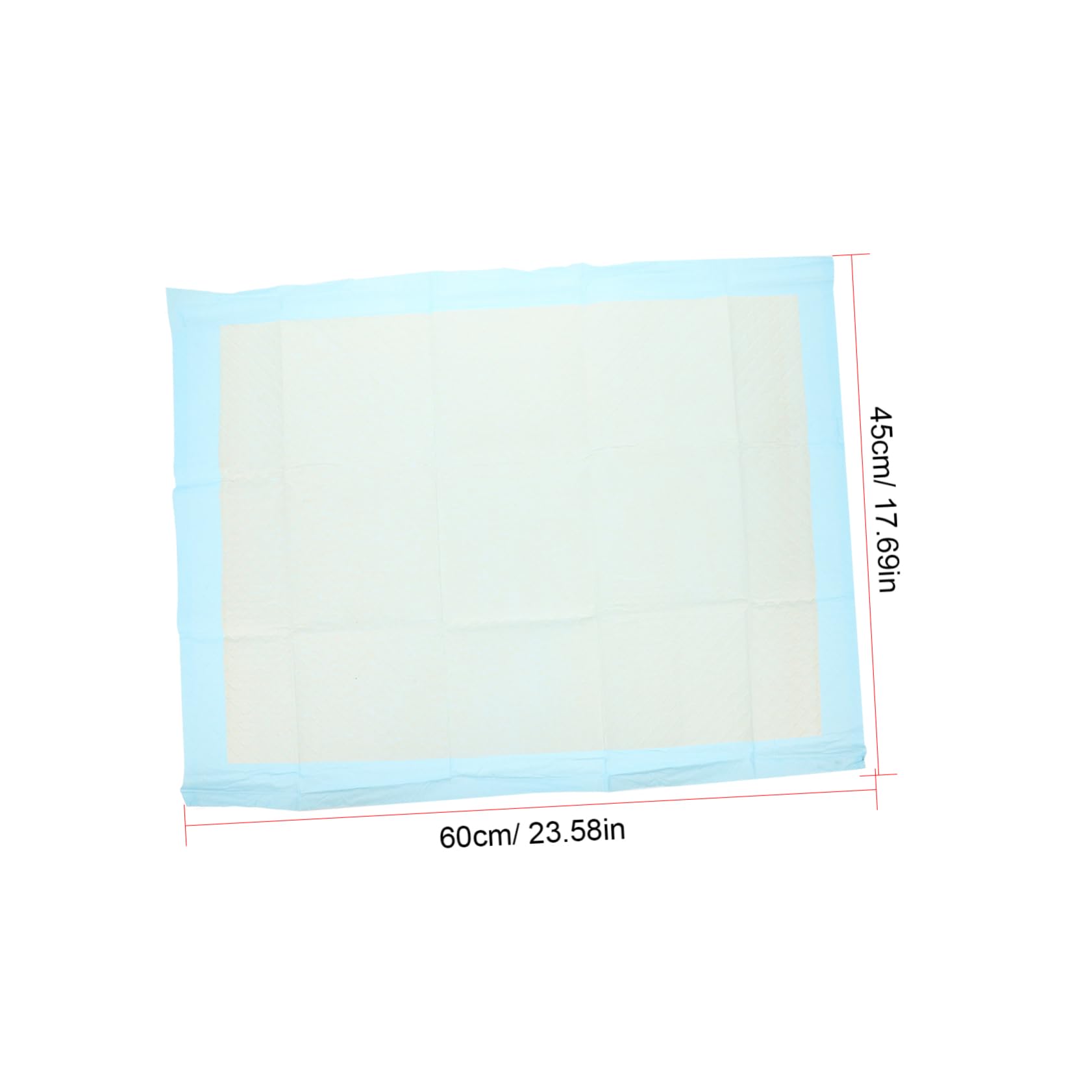 Tapis de Propreté pour Lapins Jetables, 50 Pièces, Non Tissé