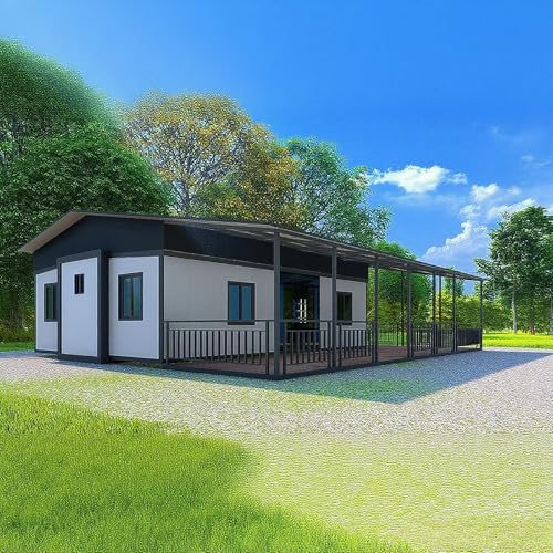 Luxury Tiny Homes for Sale Prefab, Expandable Modular Granny Container House Customized Bedrooms Kitchen and Bathrooms Movable Tiny Houses to Live in for Adult, Foldable Homes for Mobile Living - Image 3
