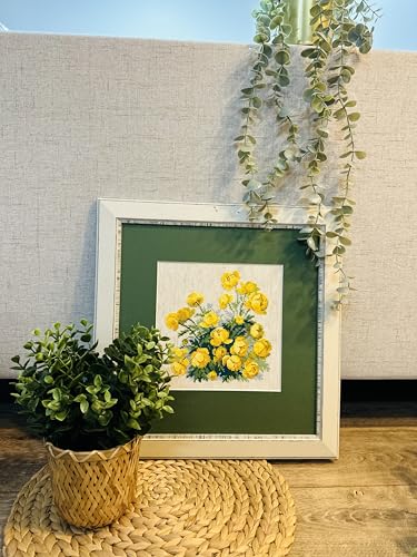 Image of RIOLIS - Globe Flower 1515, Floral Cross Stitch Kits 7.75 inchX7.75 inch, Cross Stitch Kits for Beginners & Advanced, Crossstitching Kit Adult, Embroidery Counted Stitching Kit