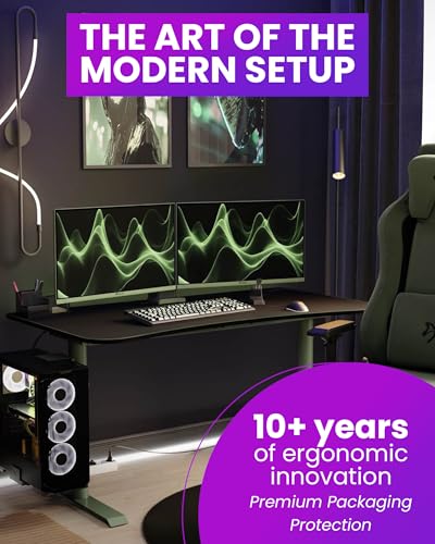 Image of Arozzi Arena Medium Gaming Desk Forest