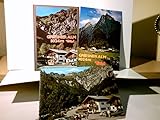  Griesner Alm / Tirol / Österreich. Konvolut. 3 x Alte Ansichtskarte / Postkarte farbig, ungel. u. gel. ca 60 - 70ger Jahre. Gebäudeansichten, Parkplatz, Autos, Kaisergebirge.