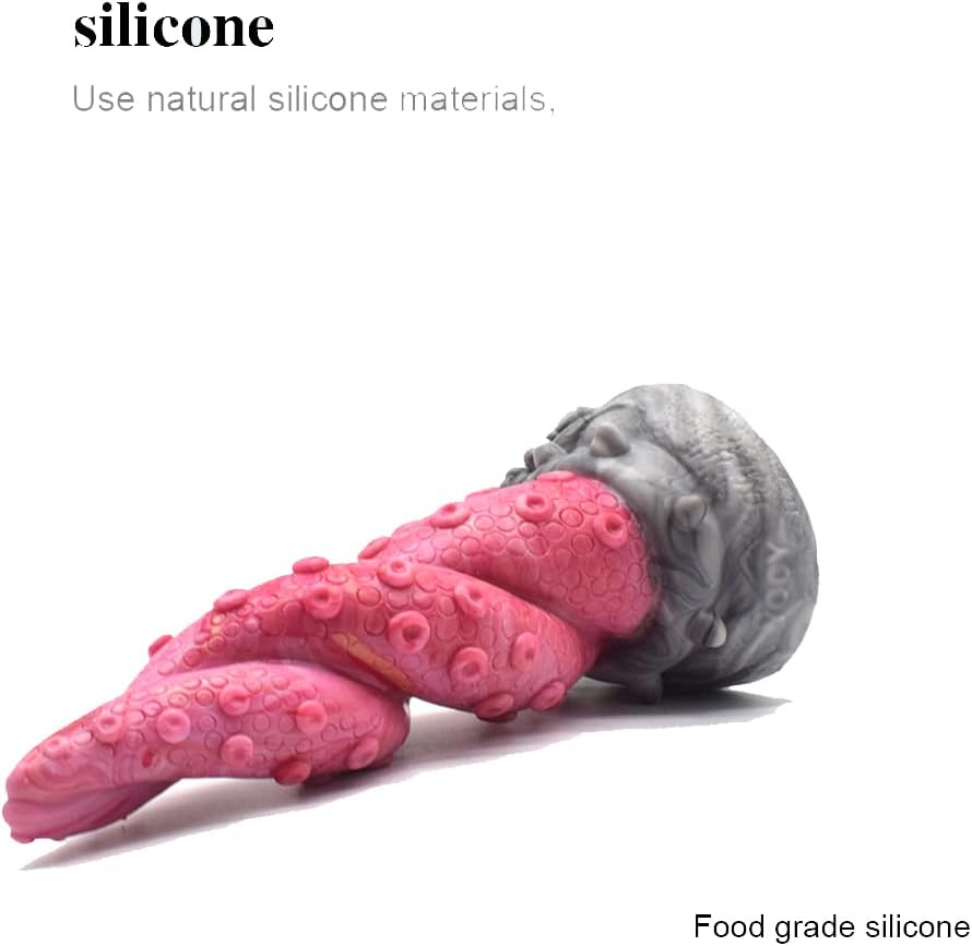 Monster Vibrator Vibrating Dildo, 7.48Inch Realistic Vibrator Animal Tentacle Dildo, Electric Anal Vibration with Suction Cup, Adult Sex Toys for Women