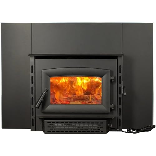 Ashley Hearth AW1820E 1,200 Sq. Ft. Wood Stove Insert , Black