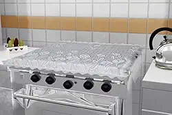 CAPA PARA TAMPA DE FOGÃO 4 BOCAS DE RENDA