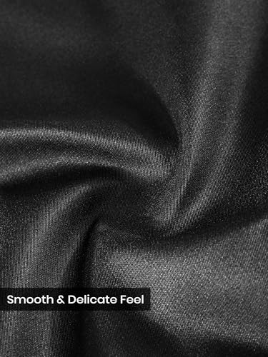 Image of BEYOUNG Regular Fit Formal Satin Shirt for Men | Full Sleeves | Men's Stylish Satin Silk Shirt | Formal Shirt | Buttondown Collar | Satin Solid Shirt for Men