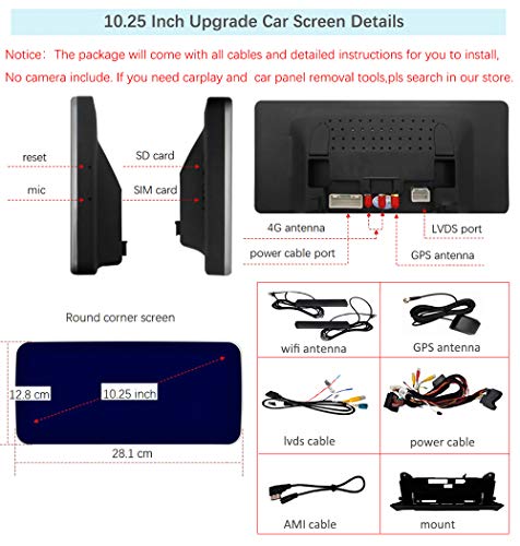 Road Top Android 10 Car Stereo 10.25