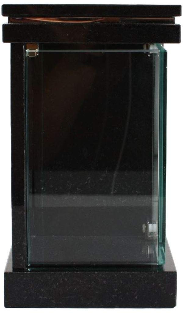 Acheter KOKA Lampe Funéraire Granit Nero Angola Cimetière Bijoux Funéraires De Qualité Supérieure Noir ? Comparer Chez