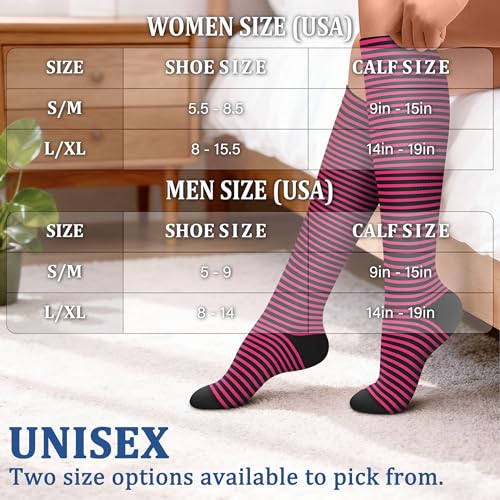 Image of FEYHAY Copper Compression Socks (3 Pairs) 15-20 mmHg Circulation is Best Athletic & Daily for Men & Women, Running, Climbing
