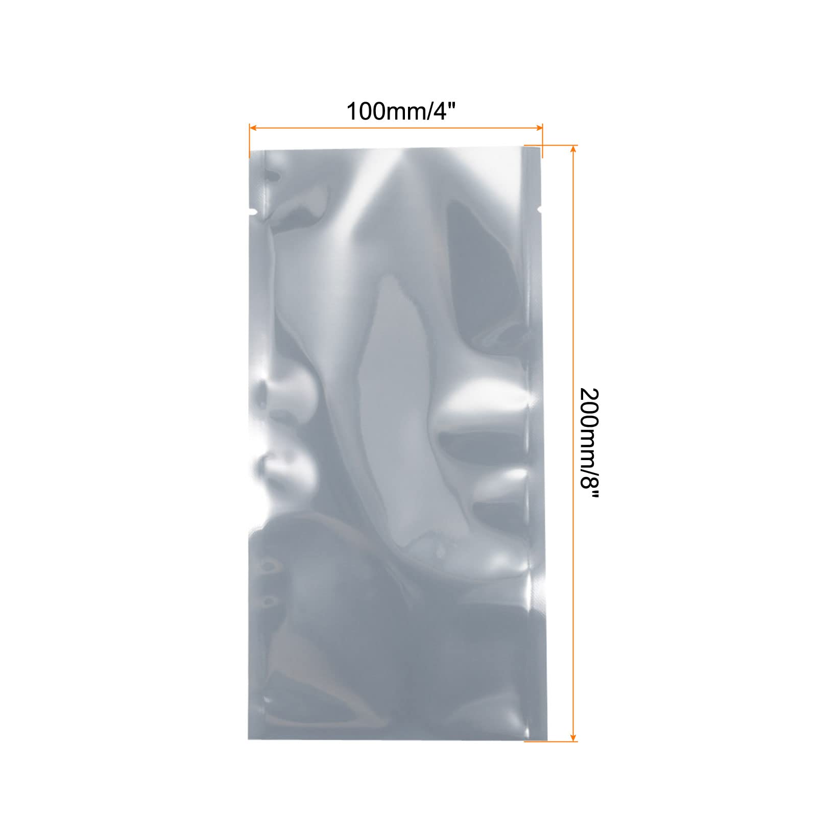 Rebower Anti Static Bags ESD Shielding Bags Reusable, [for Electronic Device GPU Hard Drive SSD HDD Motherboard] - 4x8inch/50pcs