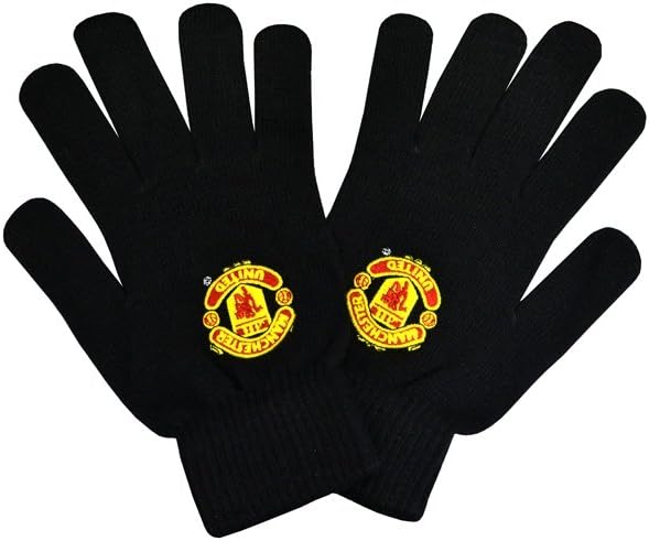 Official Manchester United FC Knit Gloves