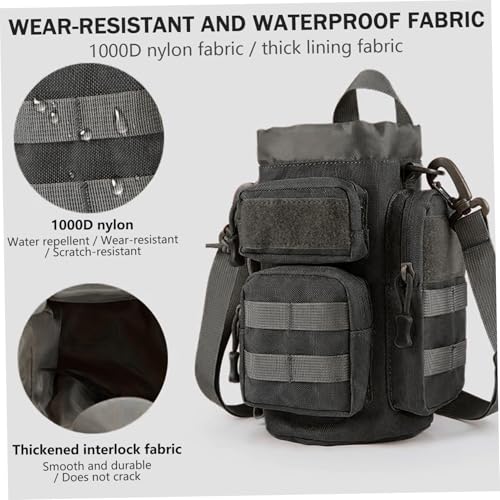Porte-bouteille avec sangle et poches multiples imperméable - 5