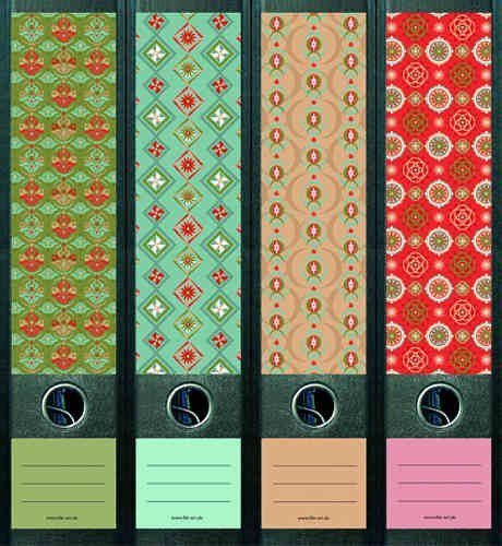 Etichette Autoadesive Per Raccoltori - Set Da 12, Design Floreale Verde