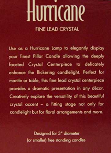 St. George Hurricane Fine Lead Crystal Candle Holder