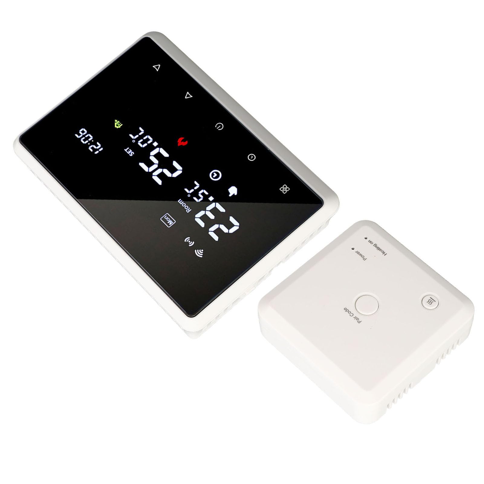 Niesamowity Inteligentny Termostat Wi-Fi Doodle Me98 Termostat do Kotła Naściennego AC230V 60 Hz Biały Elegancki Internet z możliwością Precyzyjnej Kontroli Temperatury