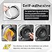 4PCS Speaker Foam Rings,High Resilience Foam 6.5 Speaker Baffle for Enhacing Sound,Universal Self-Adhesive 6.5 Speakers Rings Car Audio Accessories for Cars/SUVs/Trucks