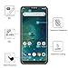 [2 Pack] Xiaomi MI A2 Lite Tempered Glass Screen Protector 2.5D Round Edge Ultra Thin Shatter-Proof And Bubble Free Anti-Scratch Protective film