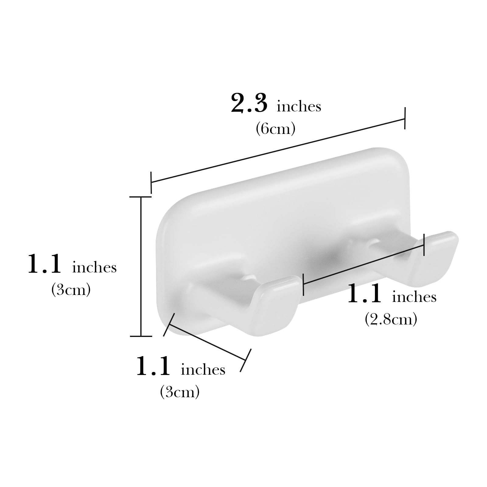 Linkidea Confezione da 2 porta rasoi per doccia, gancio adesivo da parete per rasoio, organizer per rasoio da bagno senza foratura, compatibile con Gillette Fusion 5, Harry's, Dorco Pace 6 (bianco)