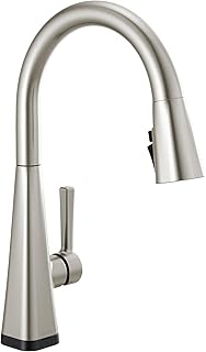 Lenta Touchless Kitchen Faucet with Touch Technology, Brushed Nickel Kit...