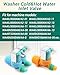 Inlet Valve Washer Cold & Hot Water Inlet Valve Fit for Samsung WA45N3050AW/A4 WA40J3000AW/A2-01 WA45T3200AW/A4-00 WA45M3100AW/A4-00 Replace DC62-00311F DC62-30314V