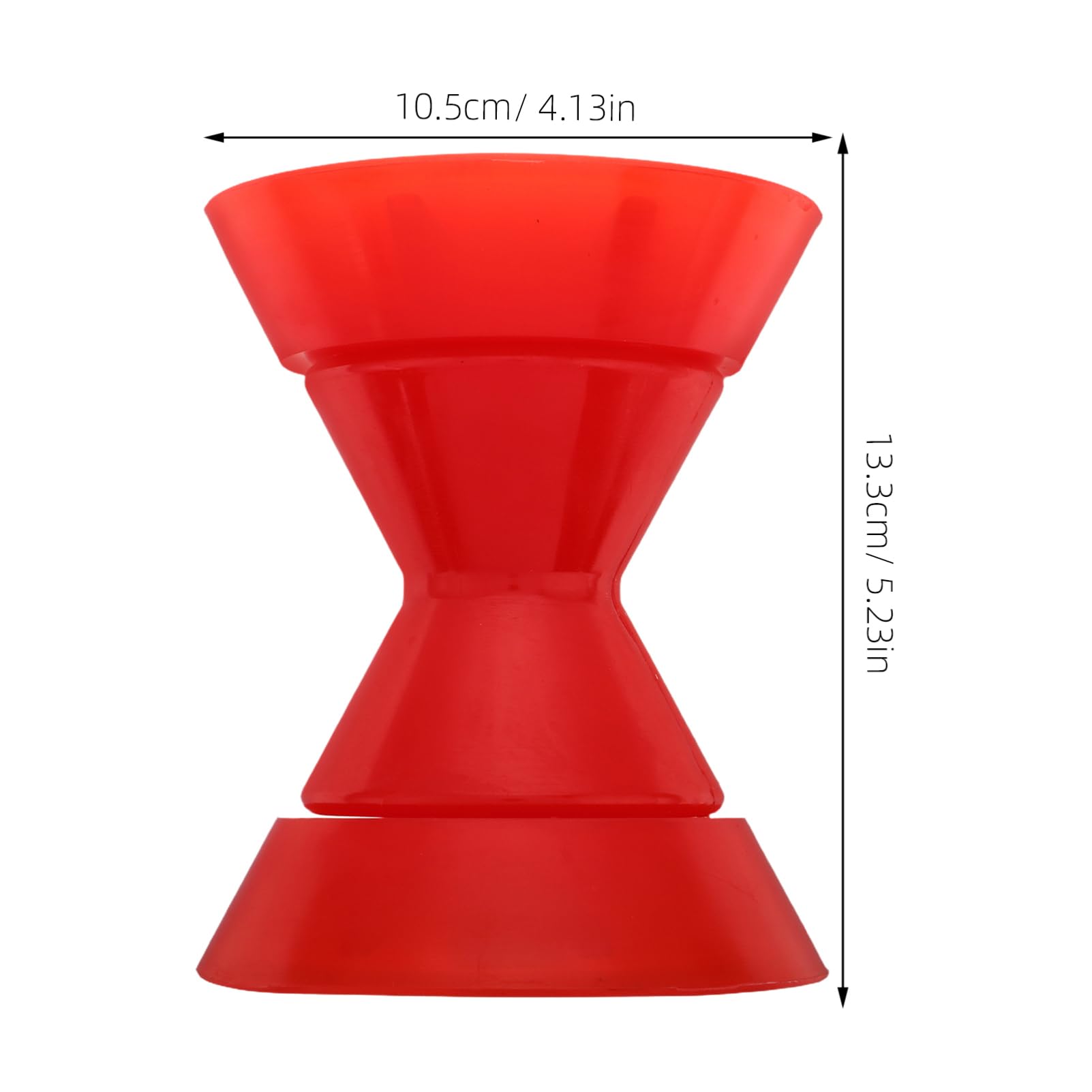 Mobestech Boat Trailer Bow Roller Heavy Duty Red Plastic Marine Roller for Boat Ideal for Boat Trailer Accessories and Replacement Parts Red