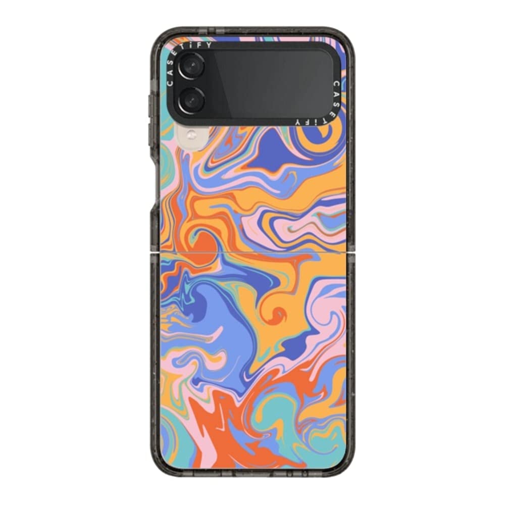 CASETiFY Impact Case for Samsung Galaxy Z Flip 4 - Trippy by Oh So