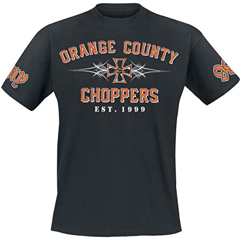 OCC Orange County Choppers T-Shirt 99 Pinstripe Black-S