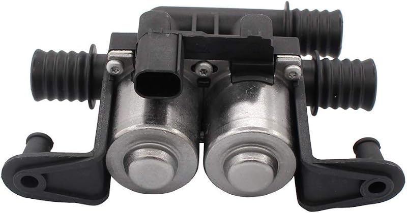 NewYall Válvula de control del calentador de agua HVAC Solenoide dual 701-007 | Para BMW E60 E61 E63 E64 E65 E66 E38 E39 E53 525i 530i 01-03 528i 540i 97-03 M5 X5 00-05 para Land Rover Range Rover 03-09