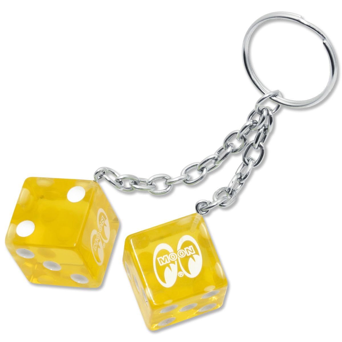 Amazon | ムーンアイズ ツイン ダイス キーリング TWIN DICE クリア