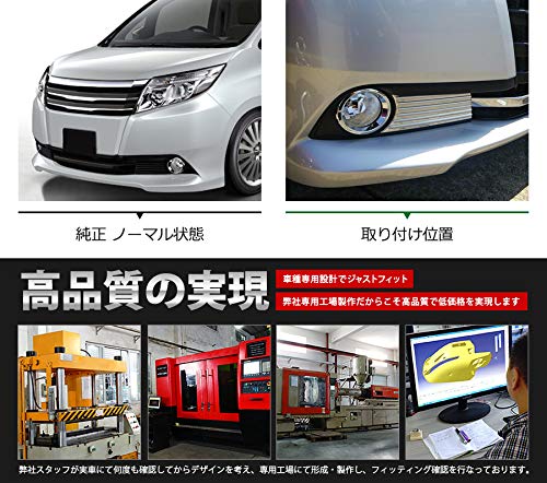 Amazon | BM トヨタ ノア 80系 G/Xグレードフロントフォグカバー Amazon | BM トヨタ ノア 80系 G/Xグレードフロントフォグカバー