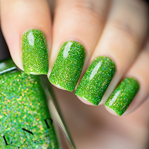 Image of ILNP Someday - Juicy Lime Green Holographic Sheer Jelly Nail Polish
