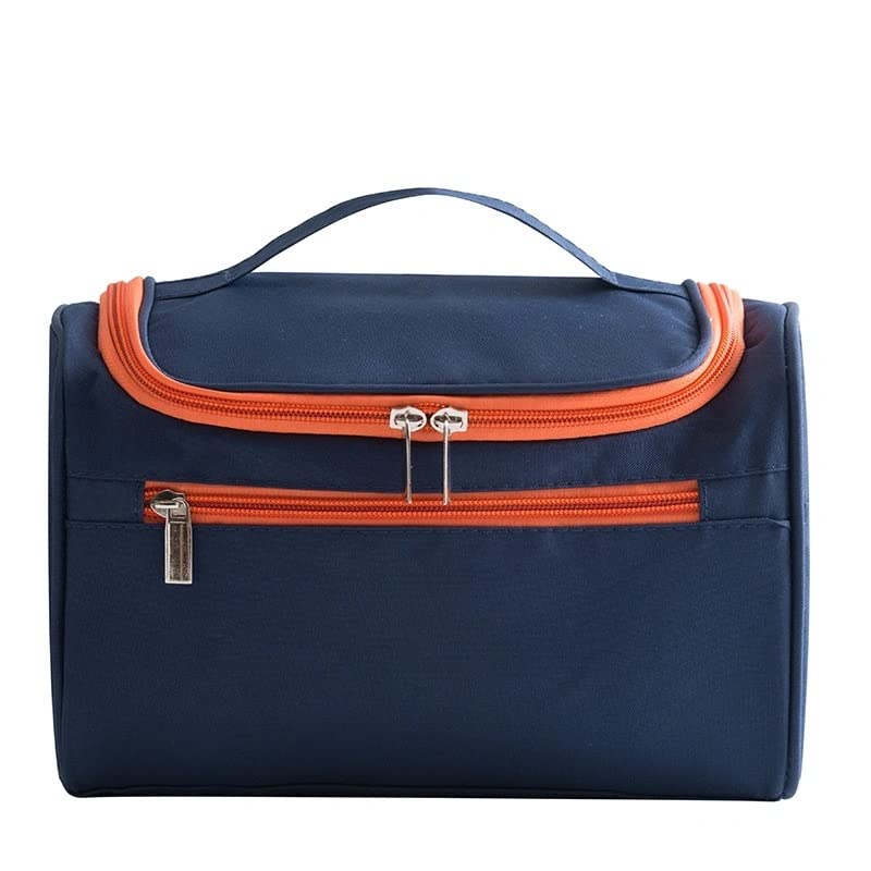 Toiletry Bag Hanging Travel Toiletry Organizer with Hook and Handle Cosmetic Bag for Men and Women (Blue)-image-22