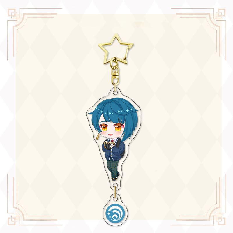 原神 チケットファイル アクリルスタンド 行秋 2種類セット 新品】原神 コラボカフェ 記念アクリルスタンド 行秋 / MOEHOT