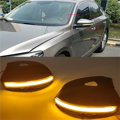LED Señal Giro Dinámica para retrovisor de VW Scirocco Passat B7 y EOS 2011-2015 4