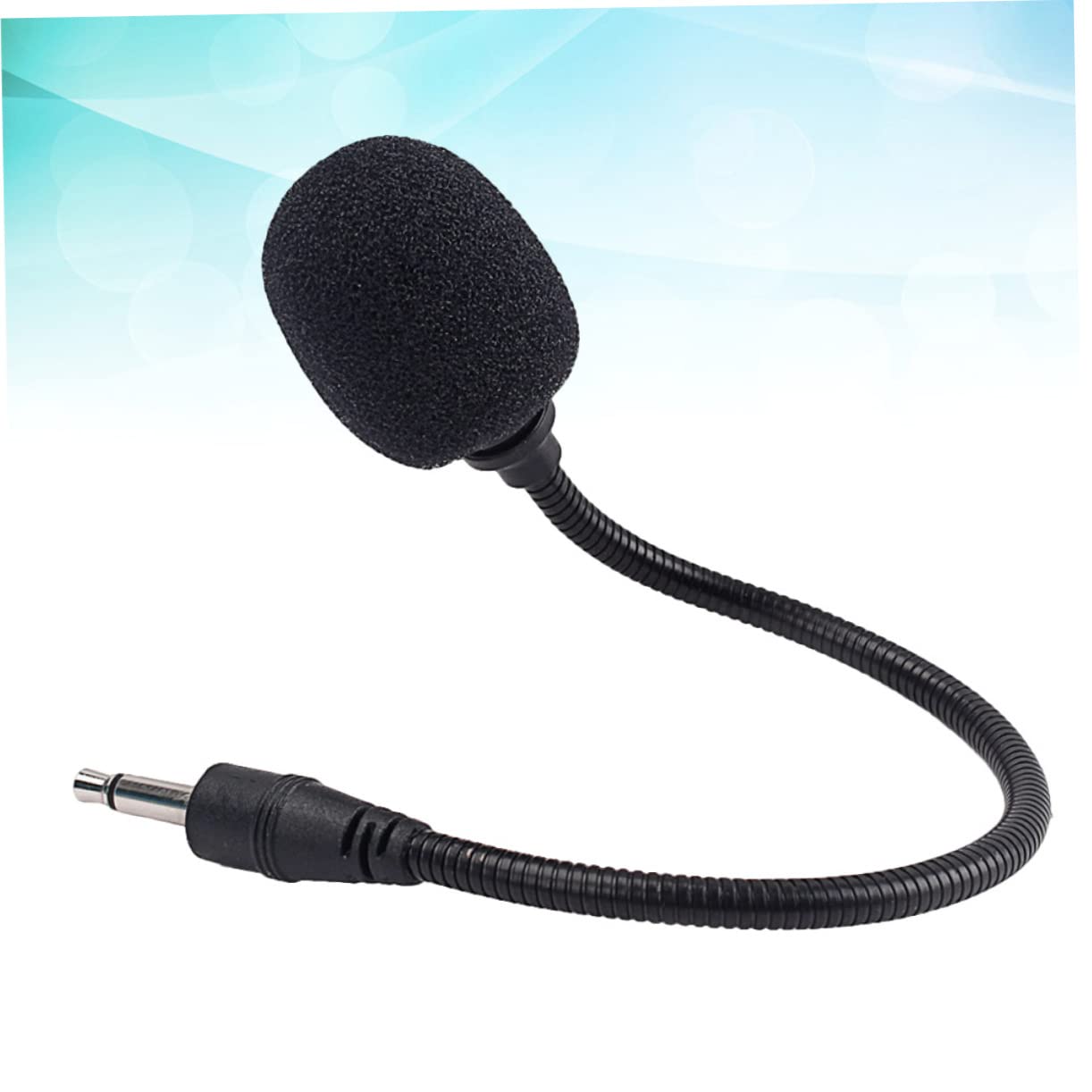 OFFSCH Mini Microphone 205mm Boom 3.5mm Mono Plug Portable Condenser Mic for Recording Amplification