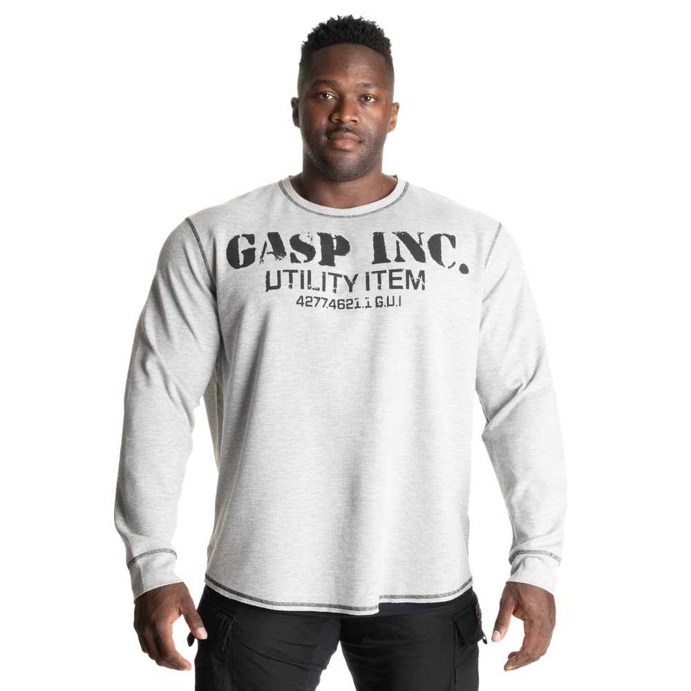 GASPTHERMAL GYM SWEATER (Grey Melange)