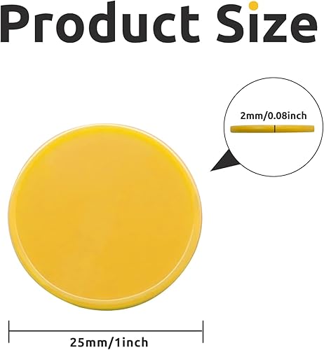 Vista 166 de Juego de 100 fichas de juego de fichas de póquer de plástico opaco con caja de almacenamiento (azul, 1 pulgada)