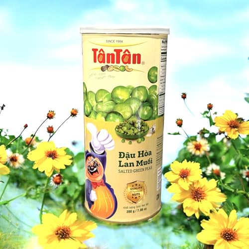 Image of 1 Pack - Salted Green Peas - Dau Hoa Lan Muoi - 7 Oz per Can