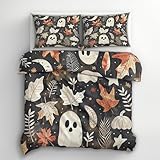 HYSNKSM Bettwäsche 200x200 Grau Bettwäsche Sets 3Teilig Mikrofaser Bettbezug 200 x 200 und 2...