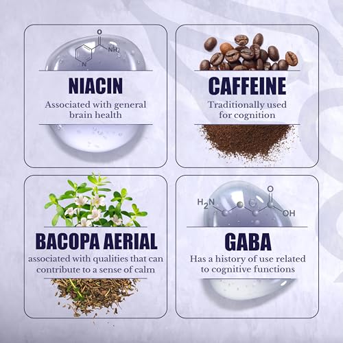 Cognilux - Brain Supplements for Memory and Focus - Nootropic Focus Supplement with Niacin, Vitamin B6, GABA and More - Memory Supplement for Brain, Brain Health, 60 Capsules - Image 4