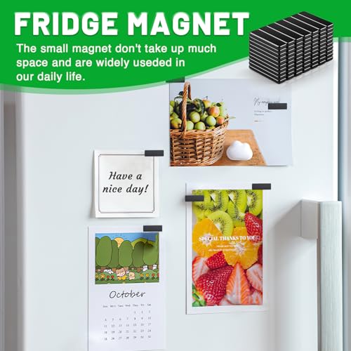 Image of MIKEDE 70 Pcs Small Bar Neodymium Magnets, 20x5x2 mm Rectangular Rare Earth Magnets for Crafts, Heavy Duty for Refrigerator, Tool Storage, Whiteboard, DIY