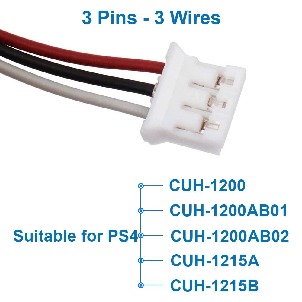 MMOBIEL Ventola di raffreddamento interna KSB0912HE-CK2MC Sostituzione per PlayStation PS4 CUH-12xx Incl TR8 e (+) cacciaviti