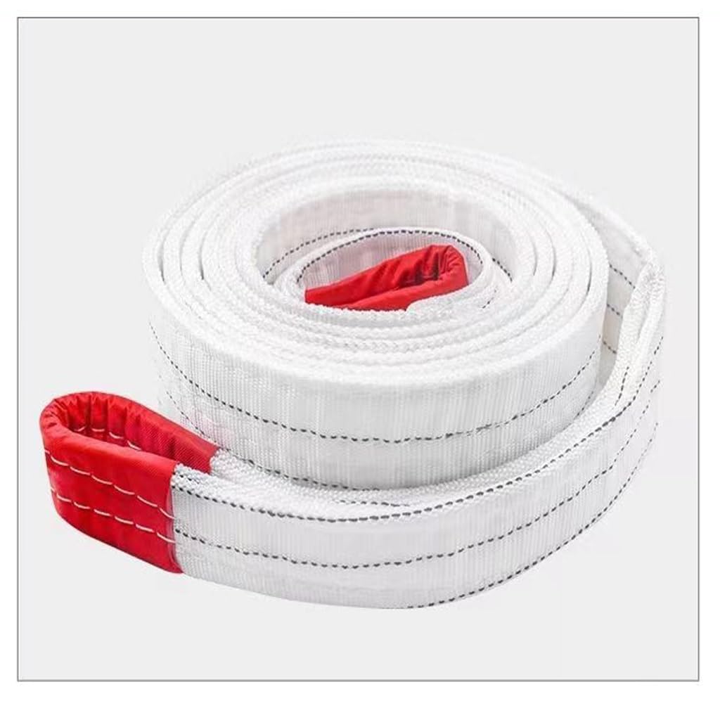 Cinghia di Sollevamento Cinghia di Traino Cinghie di Sollevamento in Nylon Resistenti Cinghie di Sollevamento carico 2T Occhielli Piatti Cinghie per impieghi gr,2t-10M