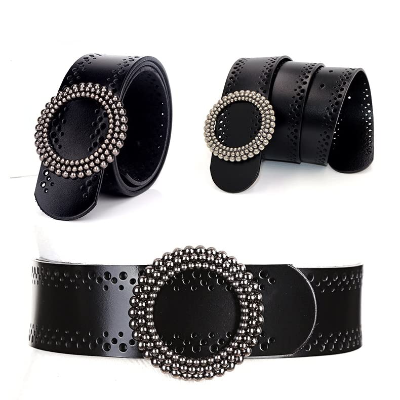 belt,belts for women, Women's Fashion Casual Belt Women‘s Hollow Flower Leather Belt (2
