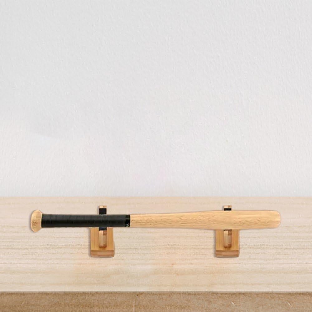 Support De Batte De Baseball en Bois Support D'affichage De Batte De Baseball Support De Support De Batte De Baseball Horizontal pour Maison