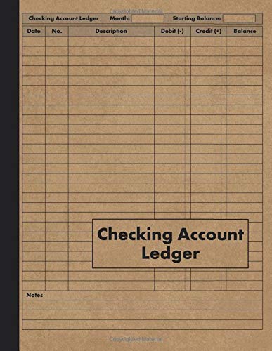 Checking Account Ledger: Payment Record Check Register Notebook - 120 Pages - Transaction and Balanc