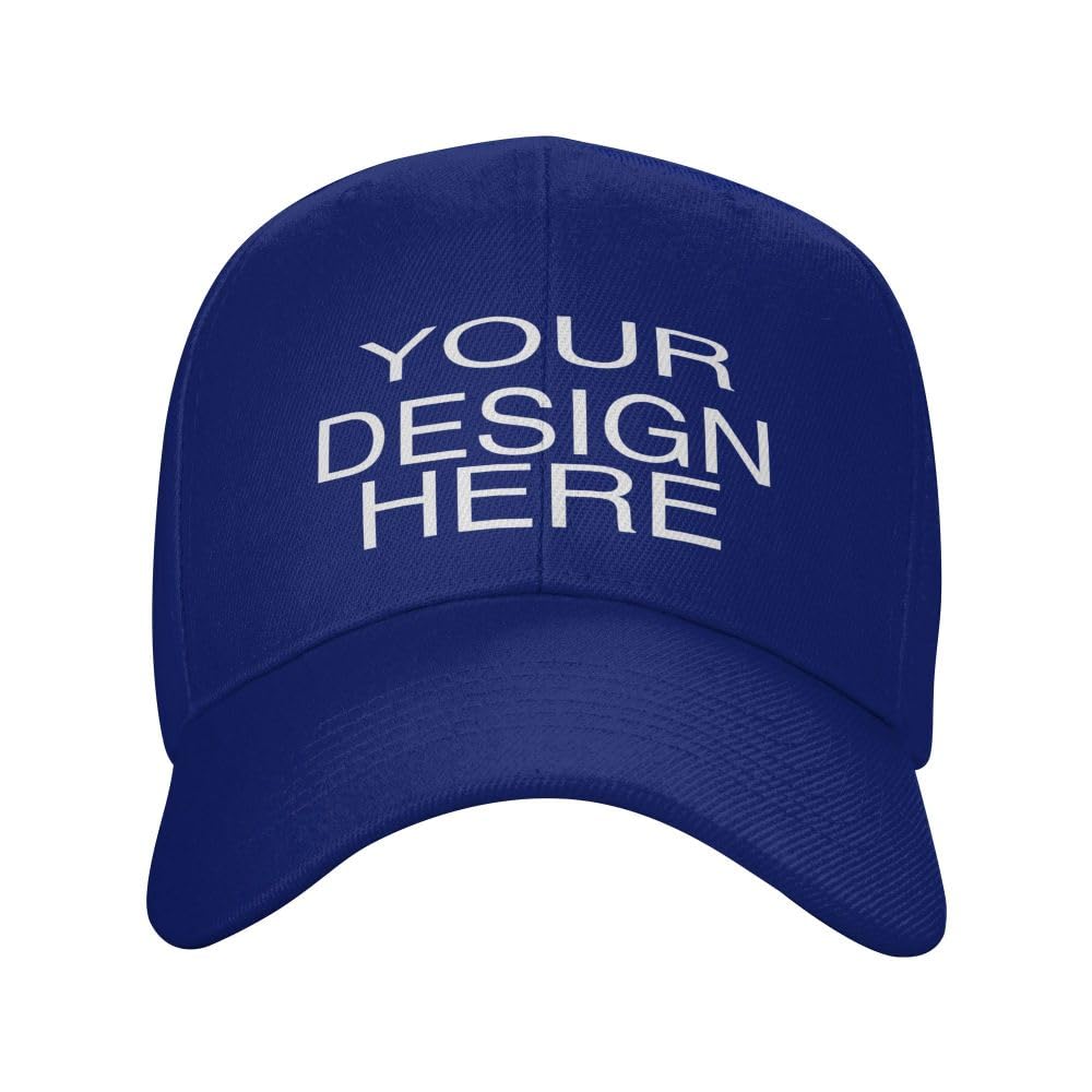 KYZMZPersonalized hat, Custom Baseball Cap, add Picture, Text and Logo to Design Your own Custom hat